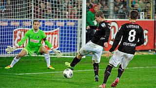 Four goals, four assists: Timo Werner (centre) © Bongarts/GettyImages