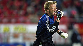 Mit der Nationalmannschaft erst im Finale gestoppt: Oliver Kahn bei der WM 2002 © Bongarts/GettyImages